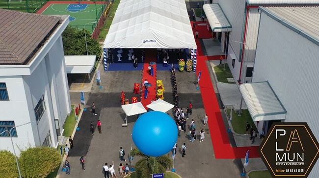 lễ khánh thành nhà máy công ty huayuan