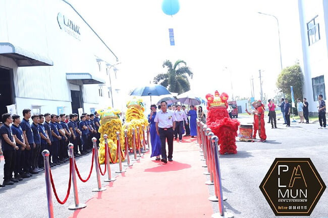 lễ khánh thành nhà máy công ty huayuan