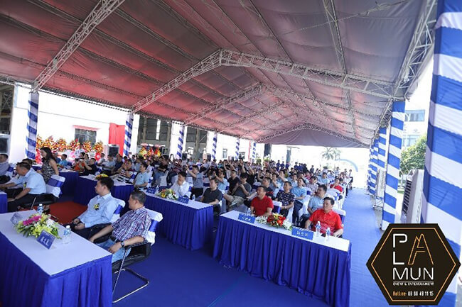 lễ khánh thành nhà máy công ty huayuan