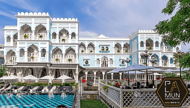 tổ chức tiệc cưới ngoài trời