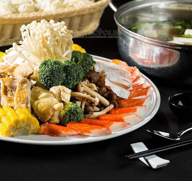 thực đơn tiệc cưới