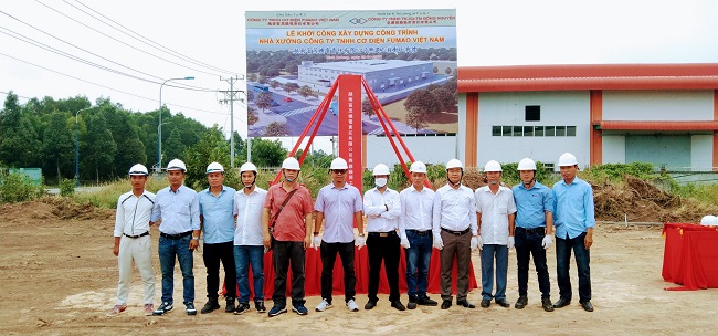 lễ động thổ nhà máy công ty FUMAO Việt Nam
