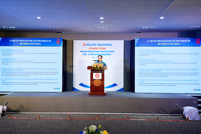 lễ khánh thành nhà máy Kolon Industries