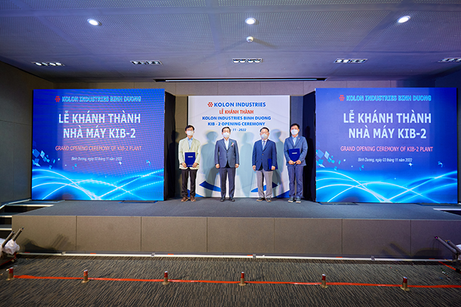 lễ khánh thành nhà máy Kolon Industries