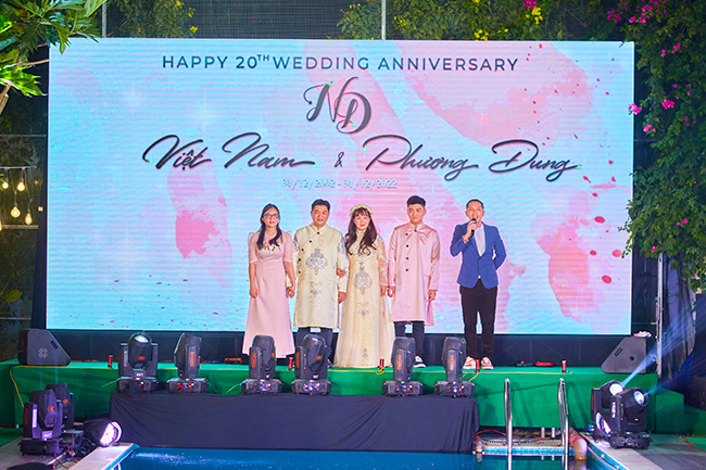 lễ kỷ niệm 20 năm ngày cưới