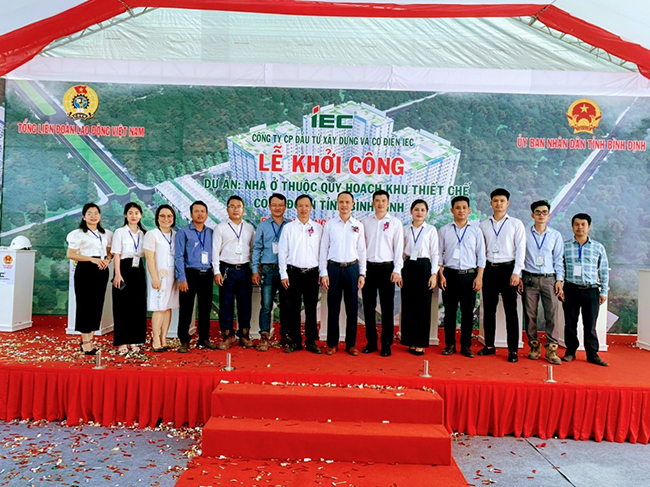 lễ khởi công dự án nhà ở