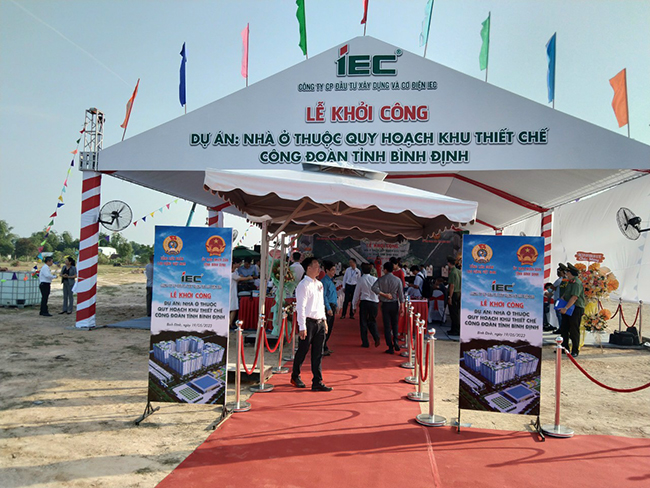 lễ khởi công dự án nhà ở
