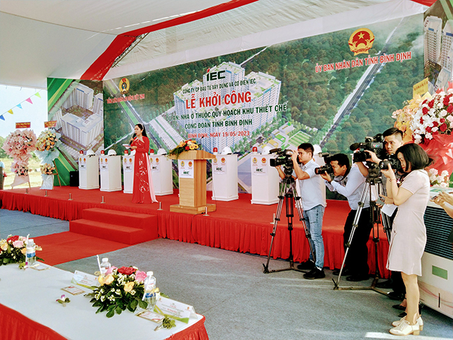 lễ khởi công dự án nhà ở