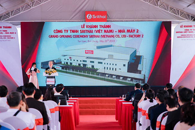 lễ khánh thành nhà máy công ty Srithai Việt Nam