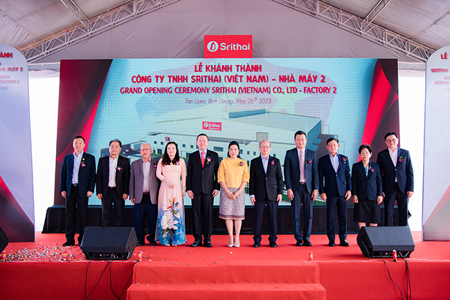 lễ khánh thành nhà máy công ty Srithai Việt Nam