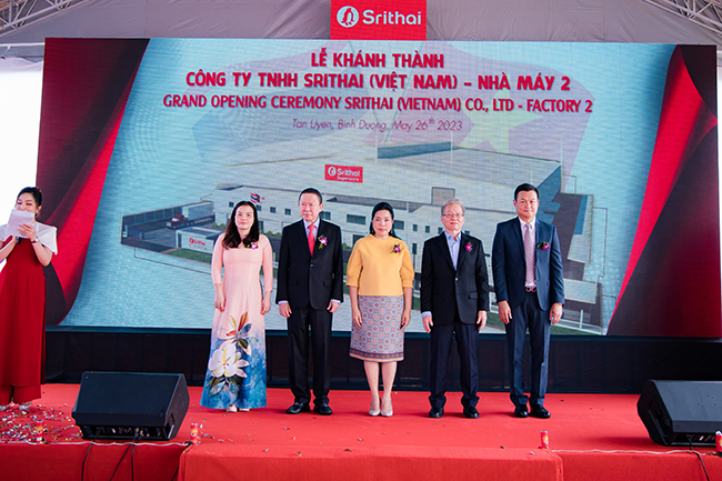 lễ khánh thành nhà máy công ty Srithai Việt Nam