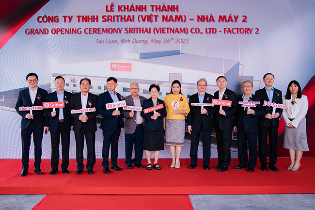 lễ khánh thành nhà máy công ty Srithai Việt Nam
