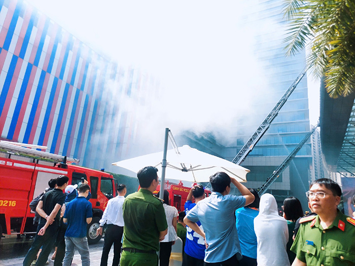 diễn tập chữa cháy