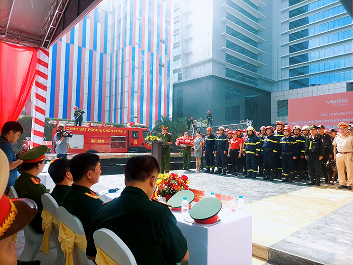 diễn tập chữa cháy