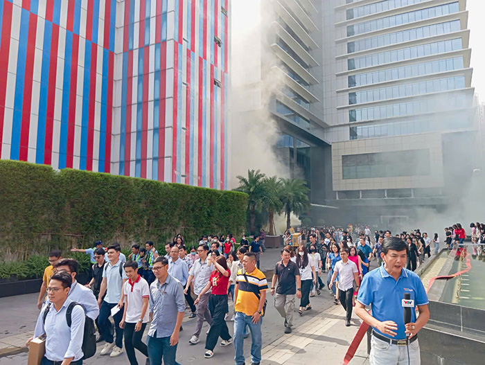 diễn tập chữa cháy