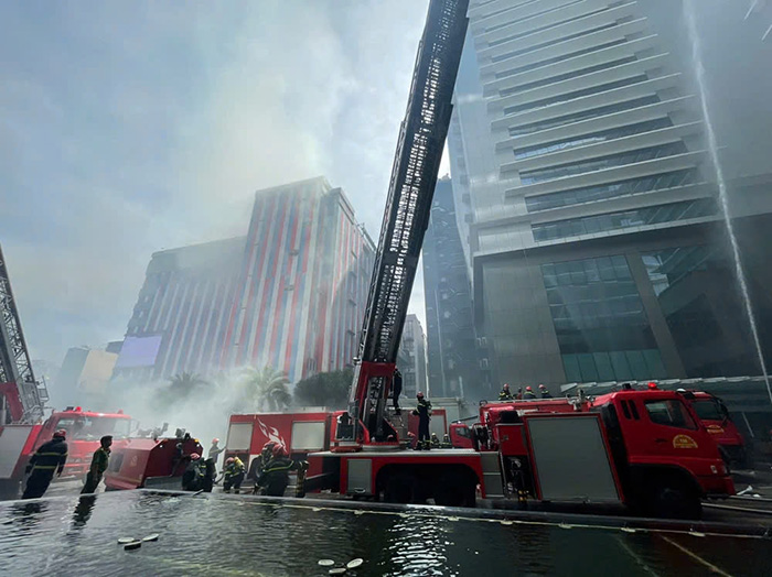 diễn tập chữa cháy