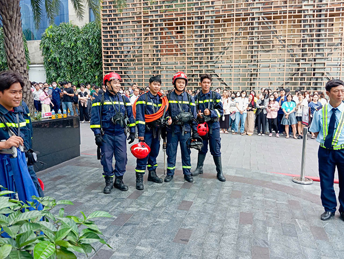 diễn tập chữa cháy