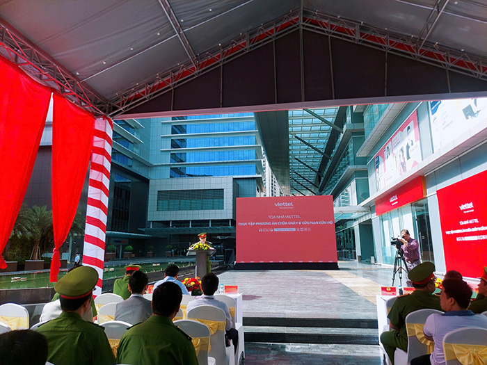 diễn tập chữa cháy