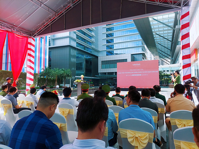 diễn tập chữa cháy