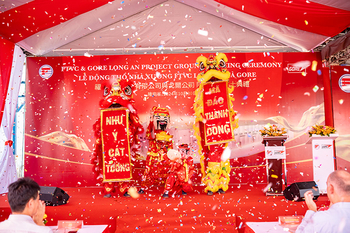 lễ động thổ nhà xưởng FTVC Long An và Gore 
