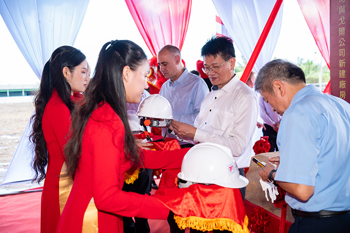 lễ động thổ nhà xưởng FTVC Long An và Gore 