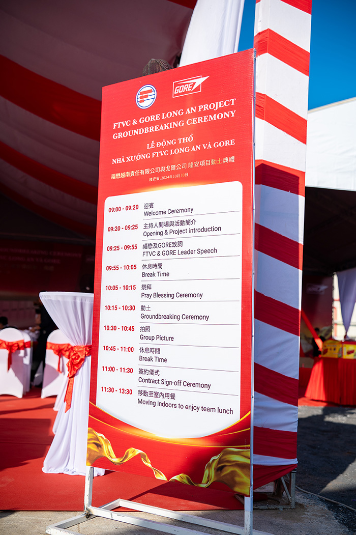 Agenda chương trình 