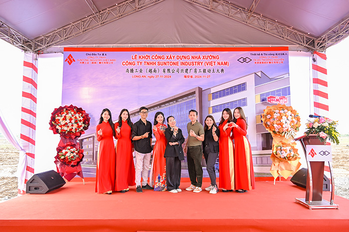 lễ khởi công xây dựng nhà xưởng