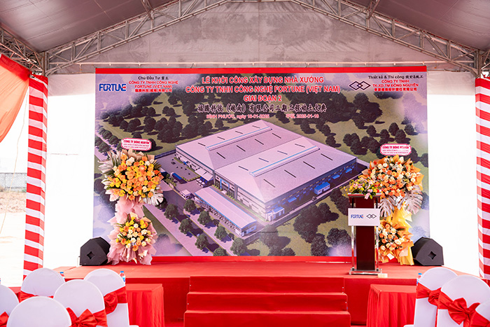 chương trình lễ khởi công xây dựng