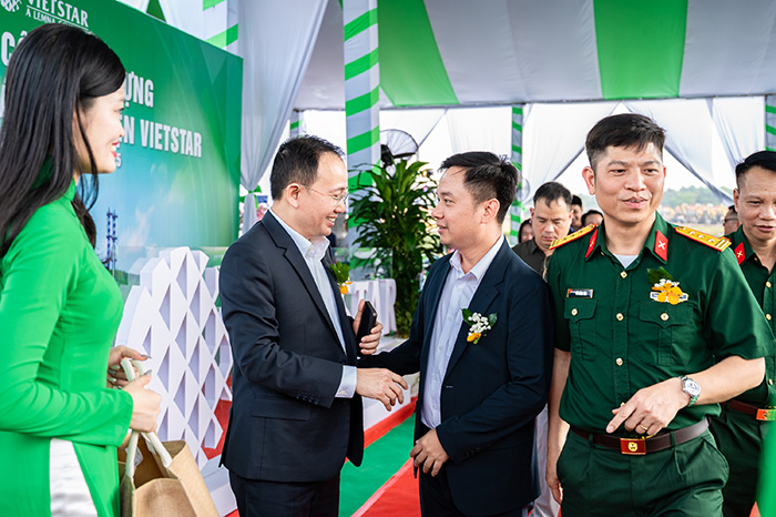 Ghi dấu kỷ niệm tại chương trình lễ khởi công