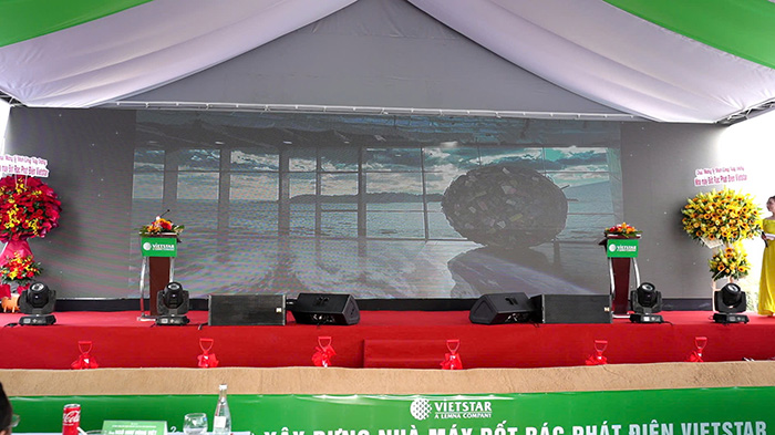 lễ khởi công xây dựng nhà máy