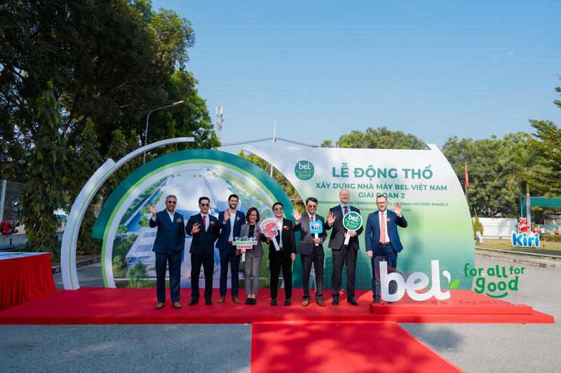 lễ động thổ nhà máy Bel