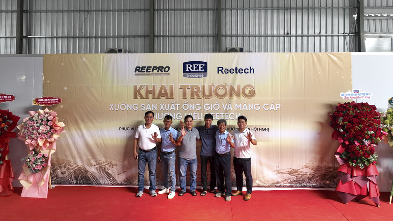 lễ khai trương xưởng REEPRO